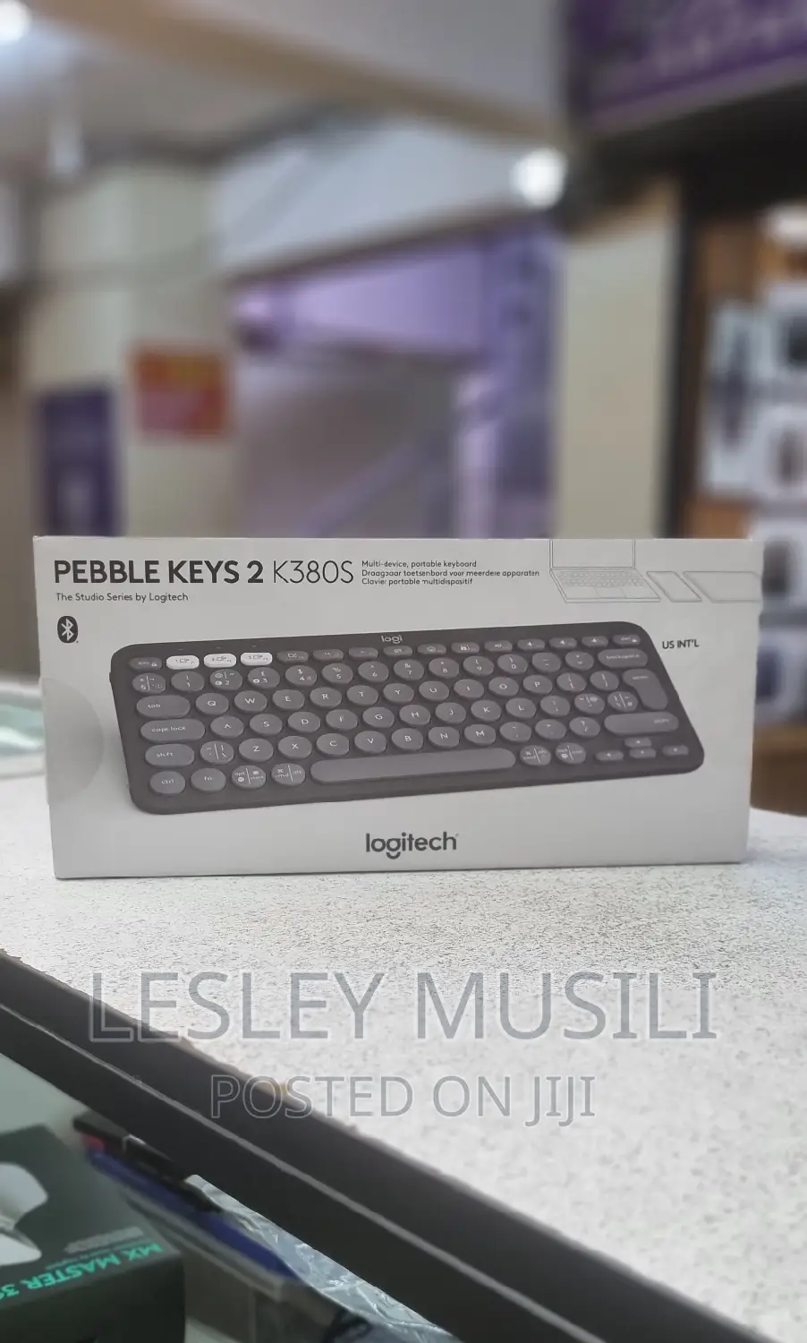Logitech Pebble Keys 2 K380s,Multi-Device Bluetooth Wireless