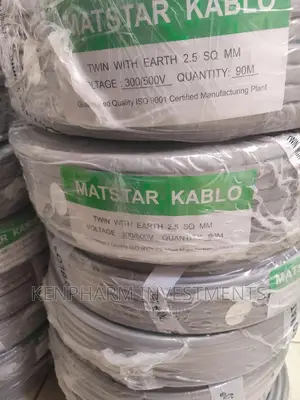 Sheathed 2.5mm 3 Core Twin With Earth Cable