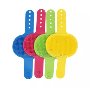 Adjustable Pet Palm Bath Comb Massage Bath Glove For Dog Cat