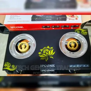 Gas Stove!Ipcone Glass Top Two Burner Gas Stove