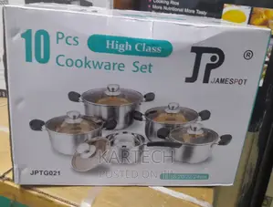 James Pot Stainless Steel Cookware Set 10pieces