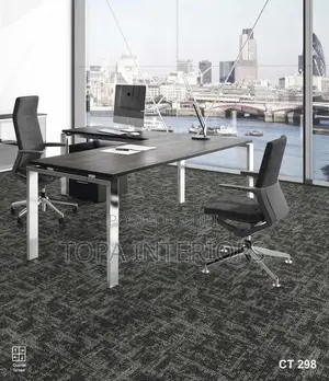 Sound Absorbing End to End Office Square Tile Carpets