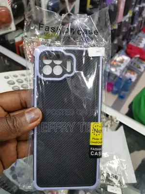 Cell Phone Cases for Oppo A93 Carbon Fiber Texture Shockproo