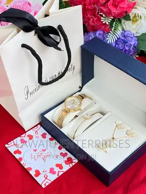 White Butterfly Design Ladies Gift Set
