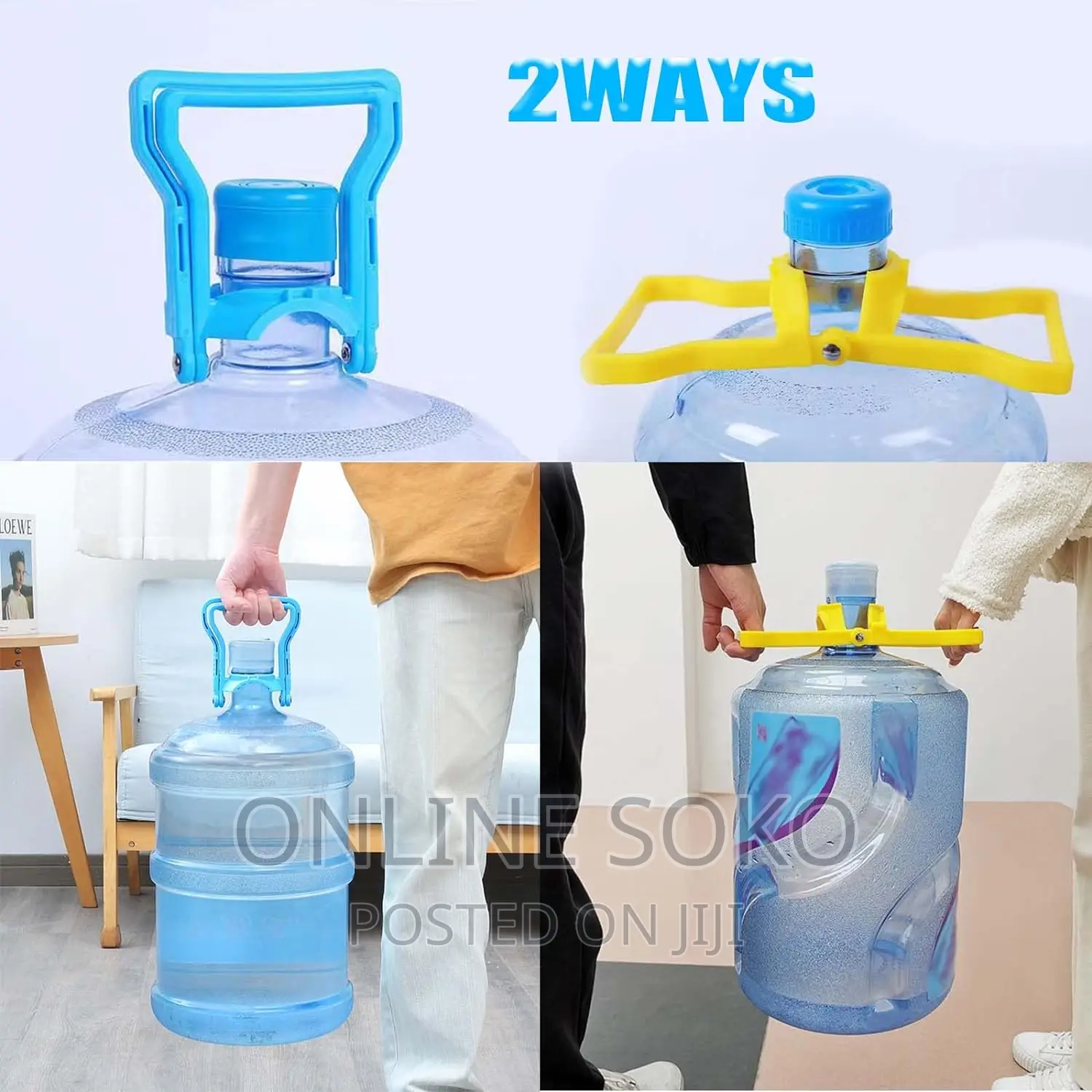 Portable Labor Saving Easy to Carry Water Bottle Lift Handle