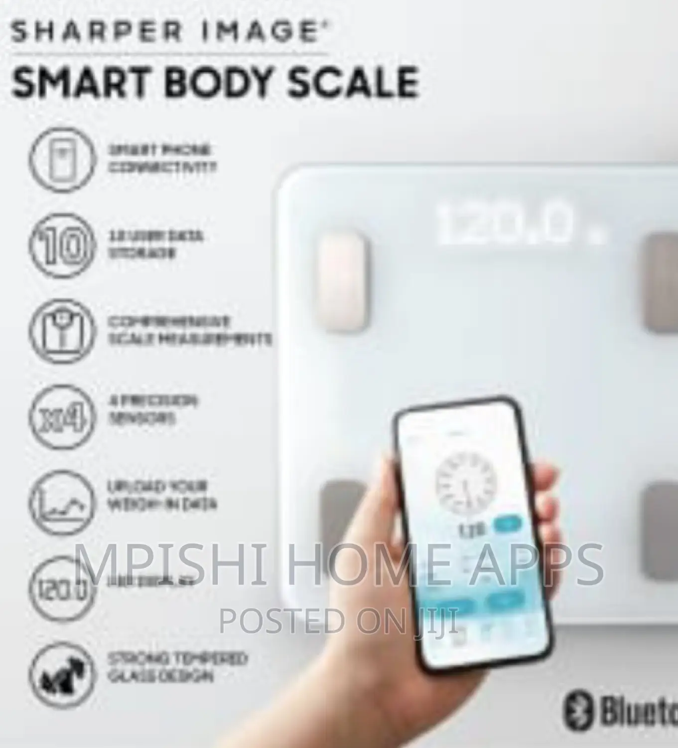 Bluetooth Digital Weighing Scale Up to 180kg