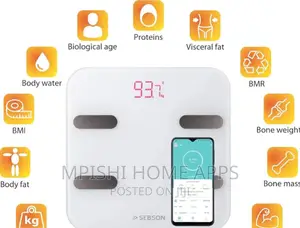 Bluetooth Digital Weighing Scale Up to 180kg
