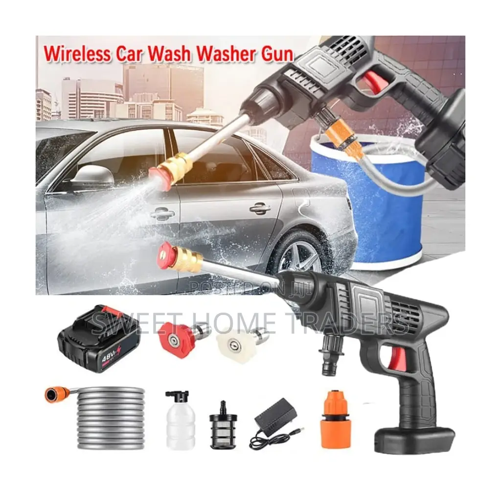 *Wireless Car Wash Spray Gun Machine With Portable Lithium