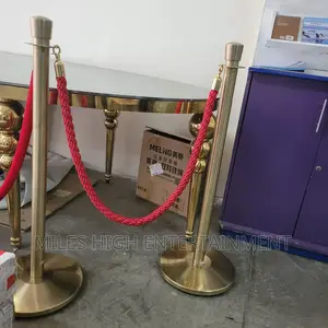 Gold Stainless Steel Stanchion Post
