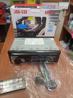 Car Mp3 Player With Digital Clock Display - 60W×4