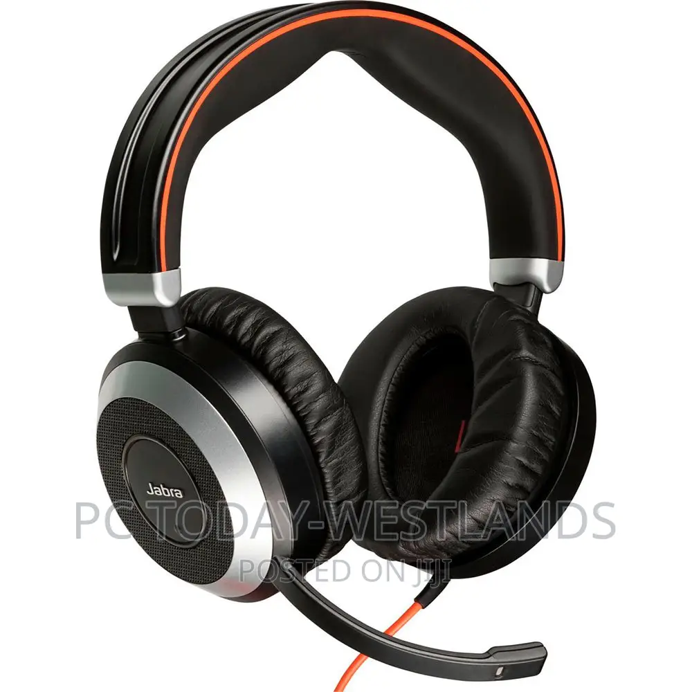 Jabra EVOLVE 80 Headset With Active Noise Cancellation