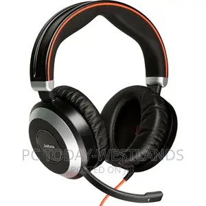 Jabra EVOLVE 80 Headset With Active Noise Cancellation