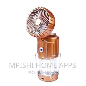 Rechargable Camping Light With Fan