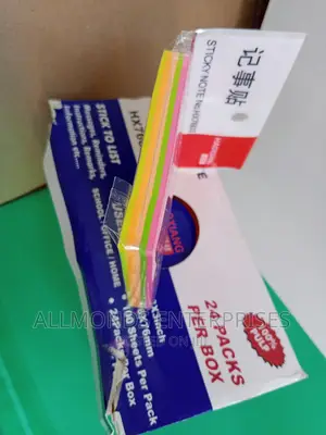 Sticky Notes-Fluorscent (A Box of 24packets)