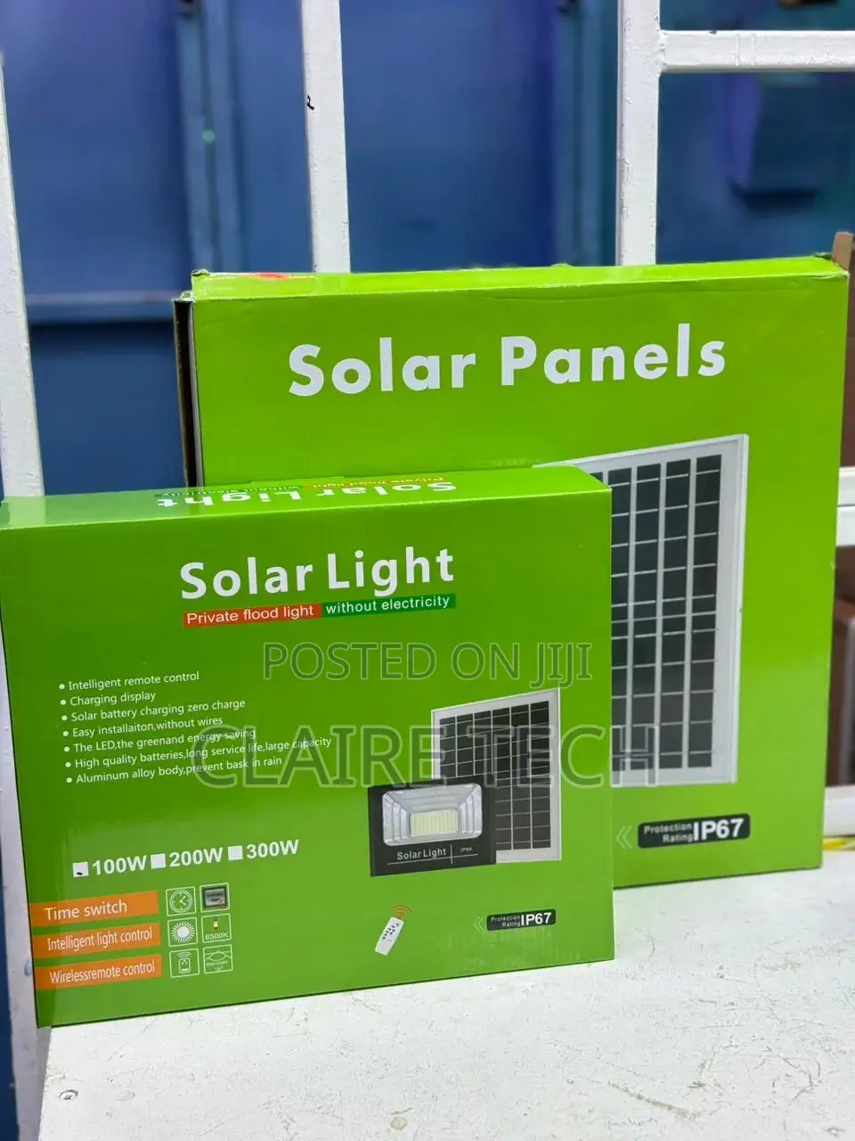 Green Solar Panel IP67 40 W
