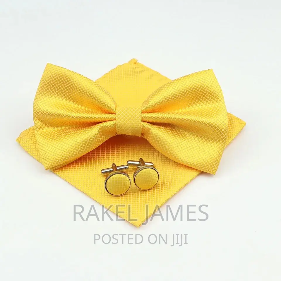 Yellow Bowtie Set.