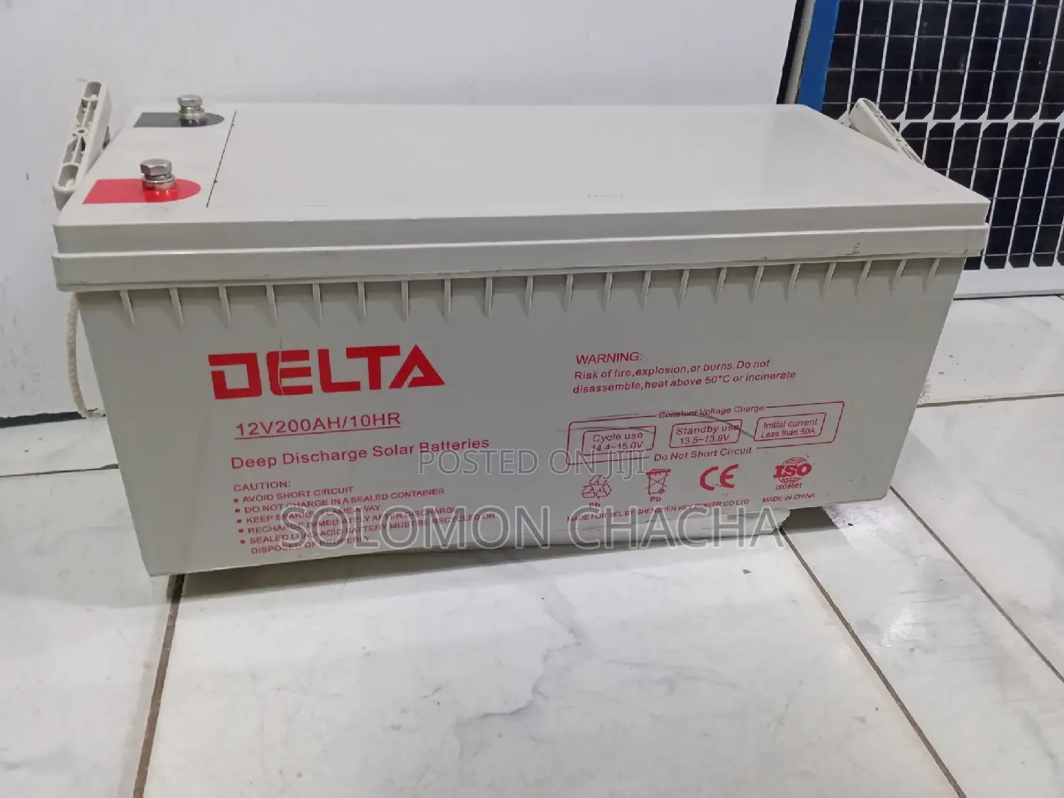 Delta 200ah 12V Deep Cycle Solar Battery