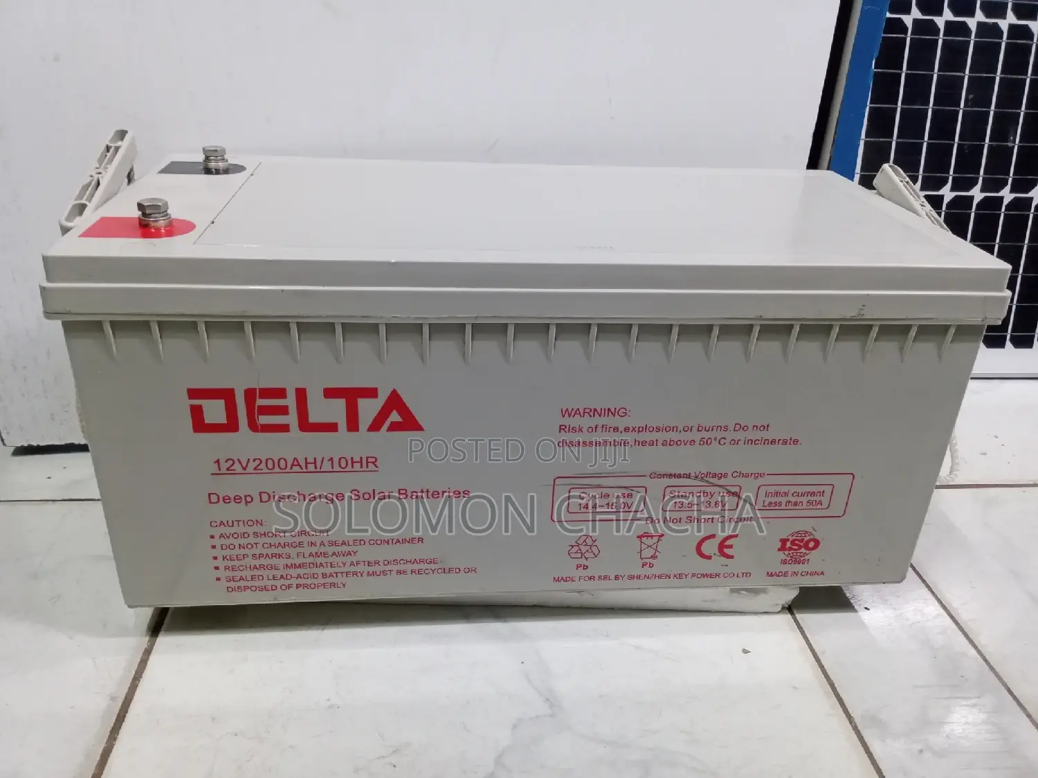 Delta 200ah 12V Deep Cycle Solar Battery
