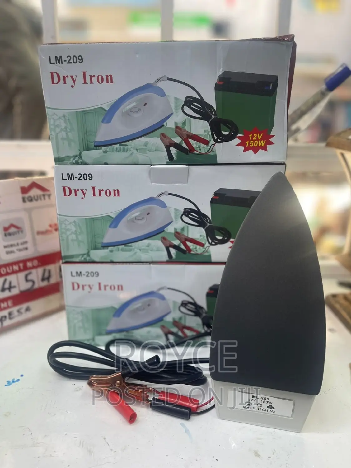 Solar Battery DC Dry Iron Box