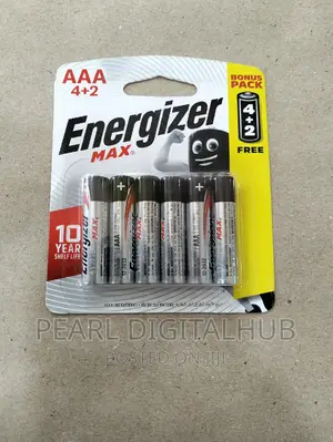 AAA 6pack Energizer Alkaline Batteries
