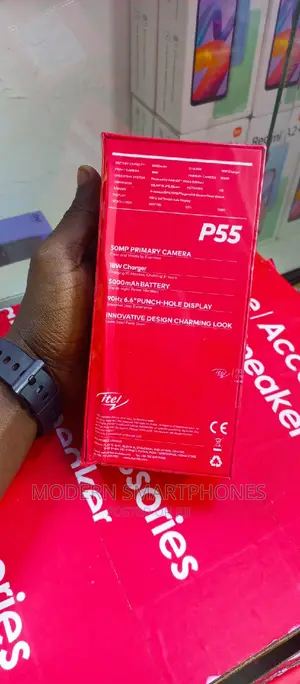 New Itel P55 Plus 128 GB Black
