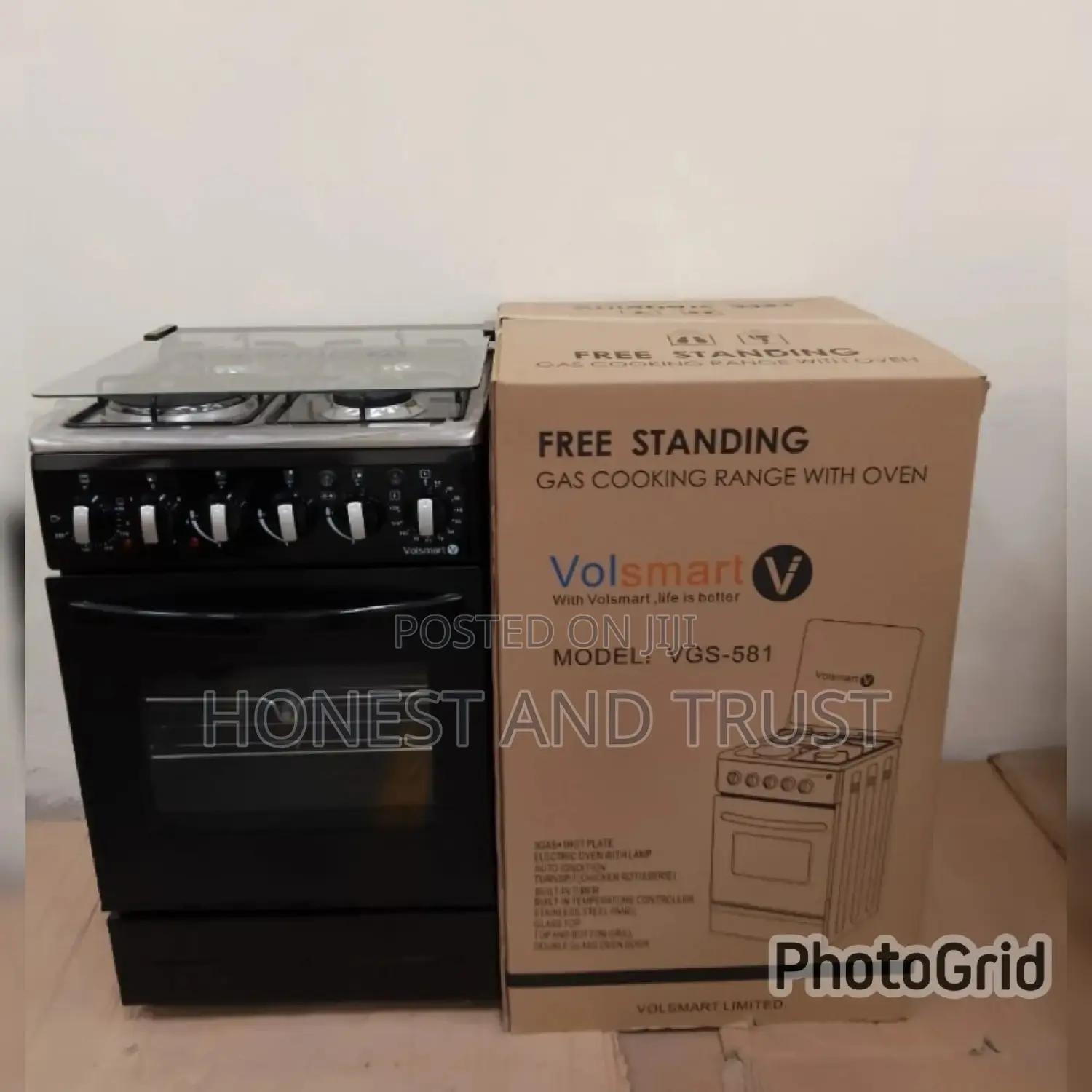 Volksmart Standing Cooker 3+1