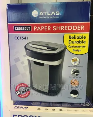 ATLAS CC1541 Crosscut 15 Sheets Paper Shredder