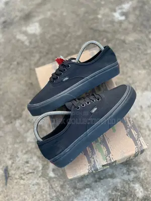 Black Vans Shoe
