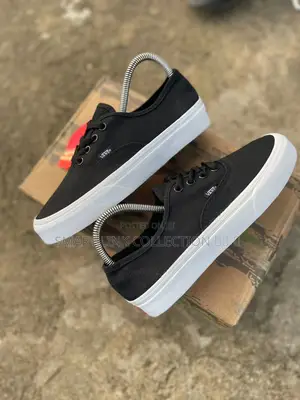 Black Vans Shoe