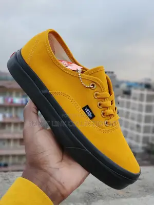 Blue/ Mattered Yellow Vans