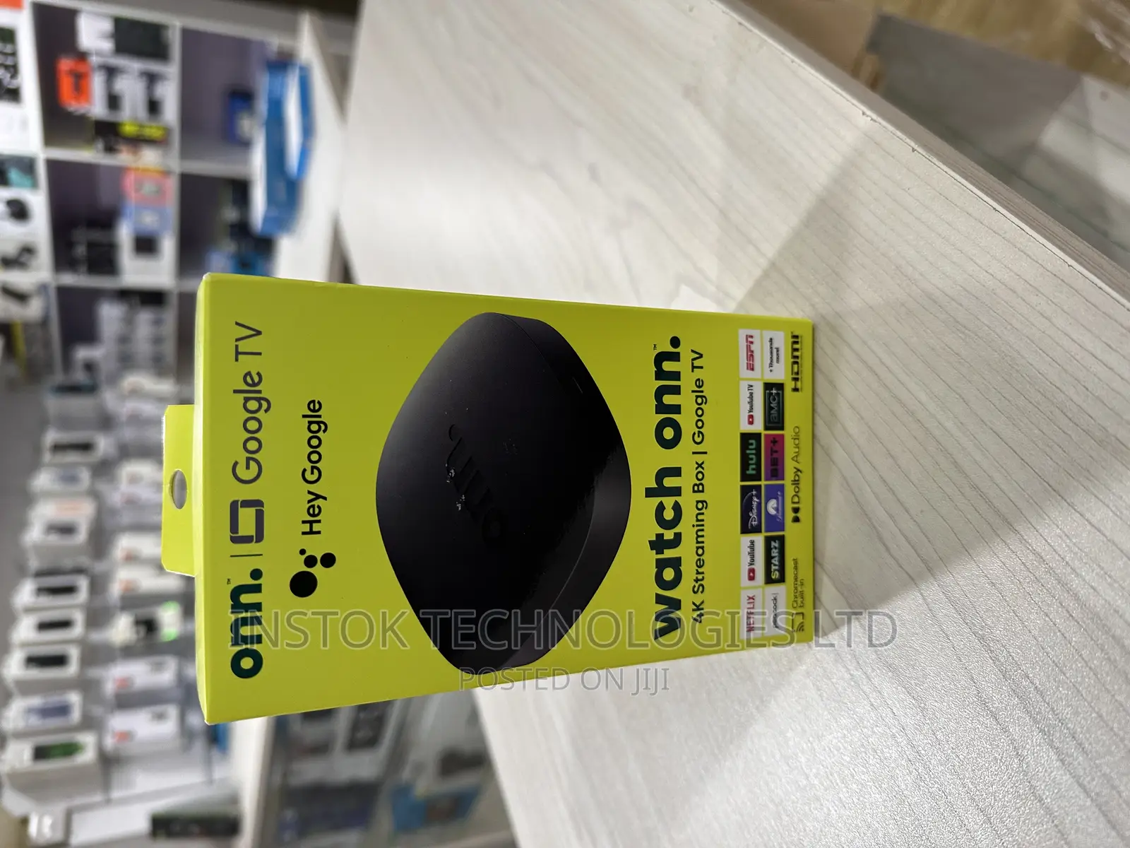Onn.Google TV Streaming Box With Chromecast