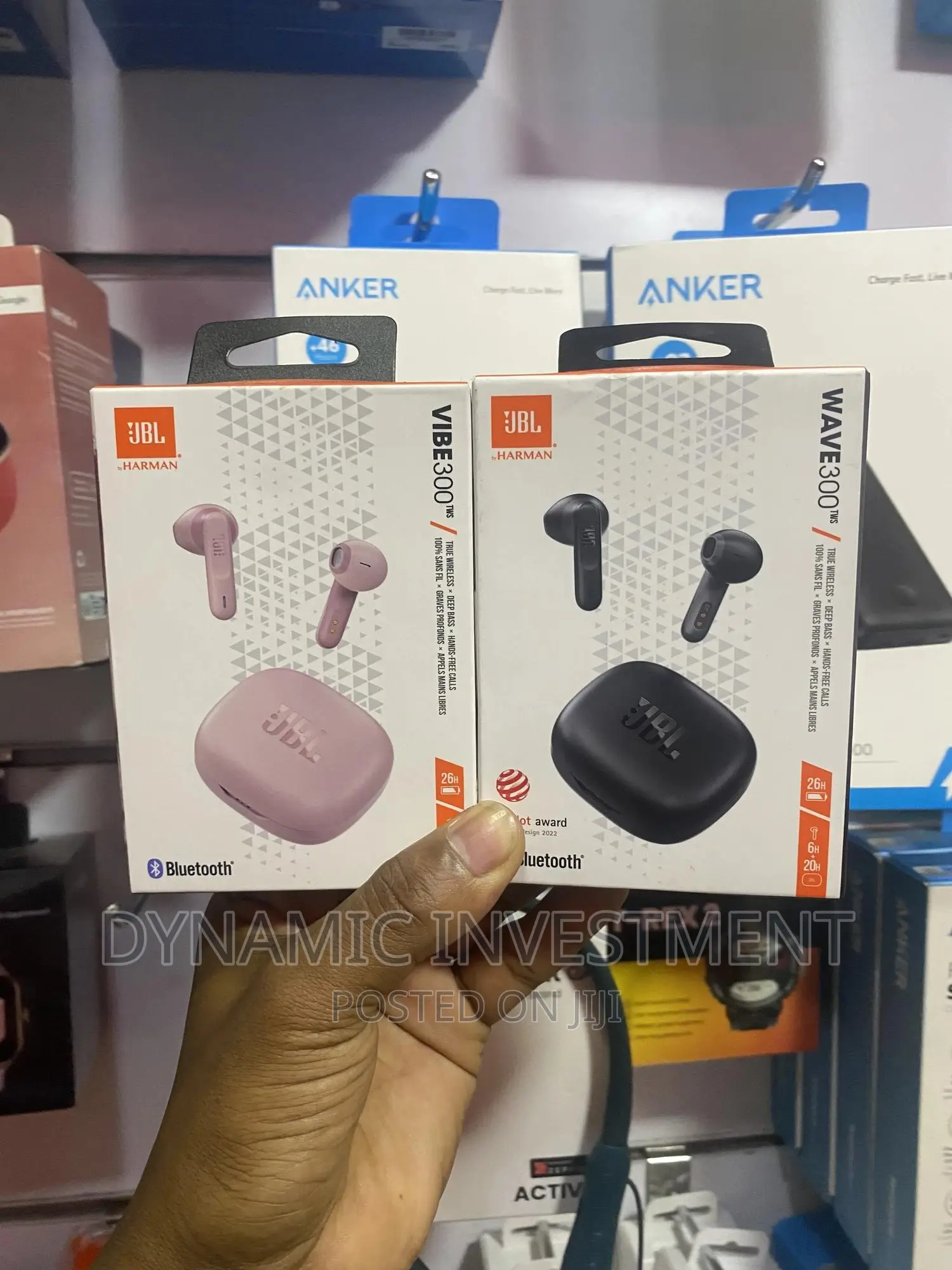 JBL Wave 300TWS True Wireless Earbuds, Deep Bass Sound