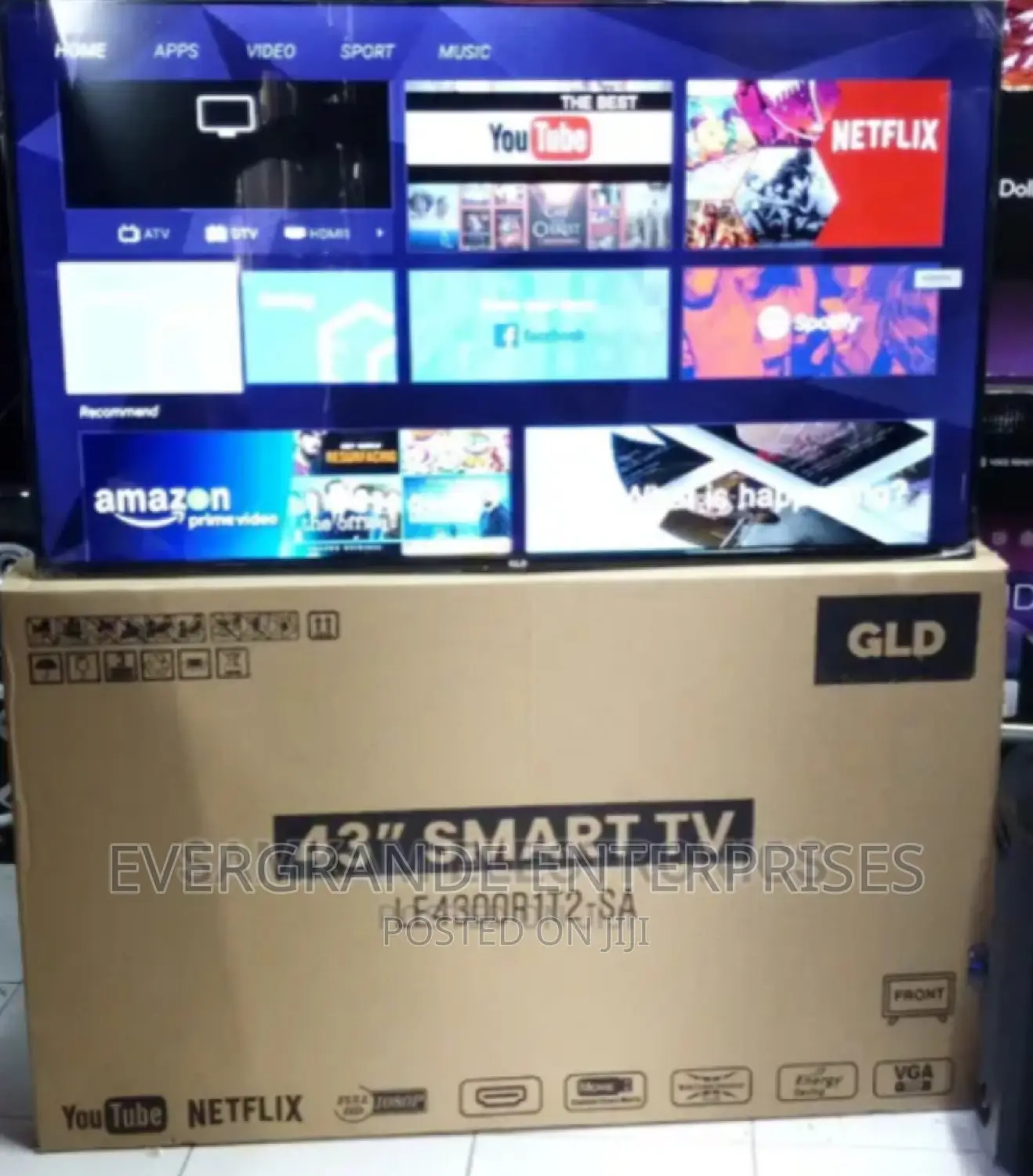 GLD 43 Inches Smart Android Frameless Tv