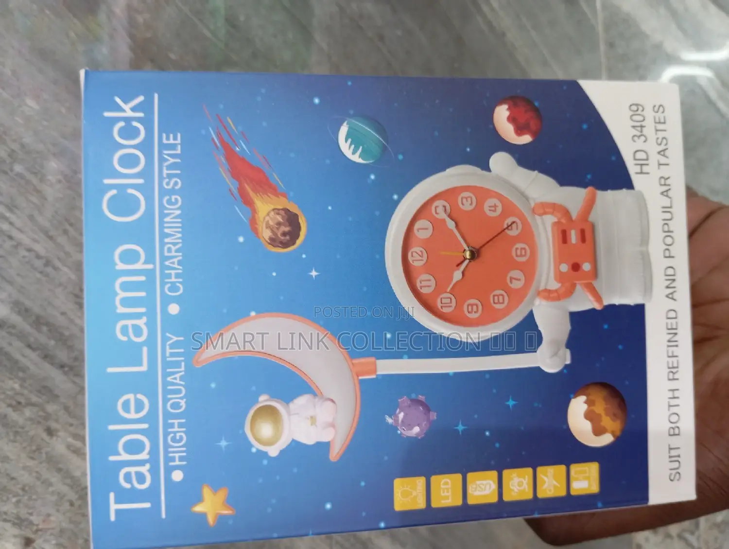 Table Lamp Clock