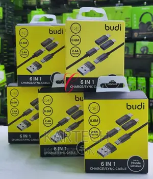 Budi 6 In1 Charge/Sync Cables