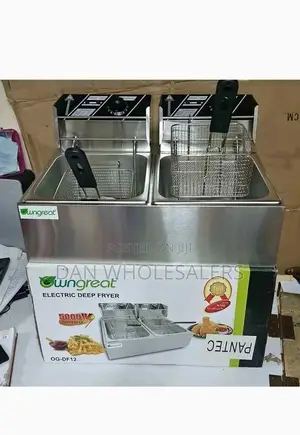 Nunix Double Deep Fryer 6 LTRS