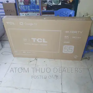 TCL 55T635 55” Smart Frameless, Ultra HD Android-Black Tv