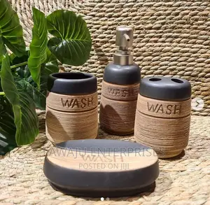 4 in 1 Ceramic Bathroom Set