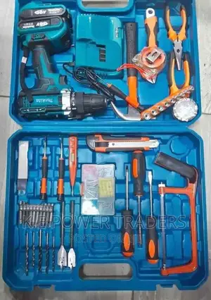 Well Equiped 36v Cordless Makita Drill Set