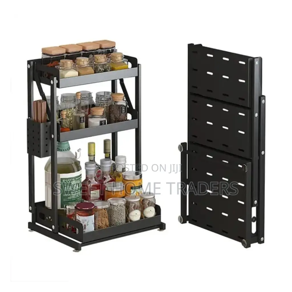3tier Foldable Kitchen Spice Rack