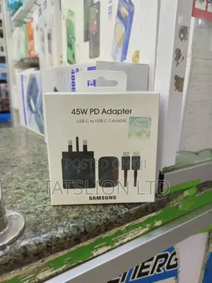 Samsung Galaxy S24 Ultra 45W Super Fast Charger USB C-C Cabl