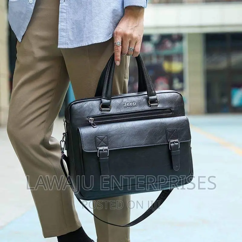 Black Jeep Buluo Briefcase Bag