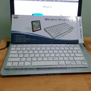 Sleek Wireless Keyboard Compatible With Tablet, TV and Phone