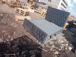 Super King Grey Upholstery Bed(5x6) B0054