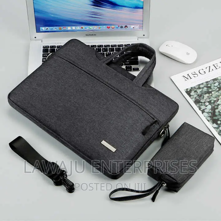 Grey 2 in 1 Laptop Bag