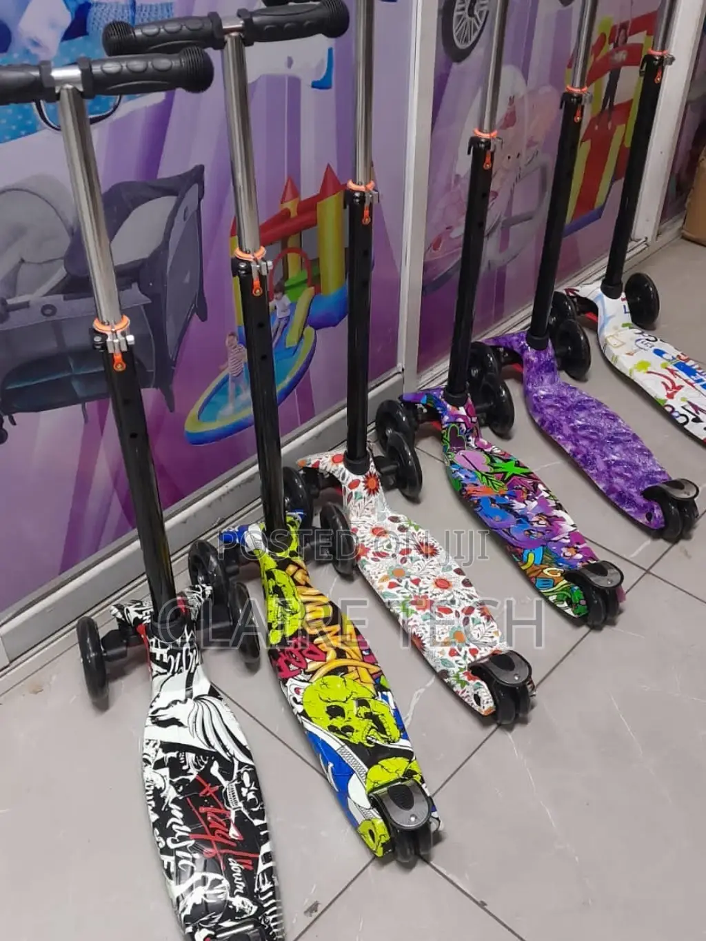 Scooter With Normal Wheels