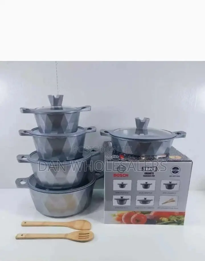 Bosch 12 PCS Granite Cookware Set