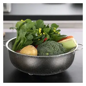 Stainless Strainer Supergetti Vegetable Fruit 12 Inch