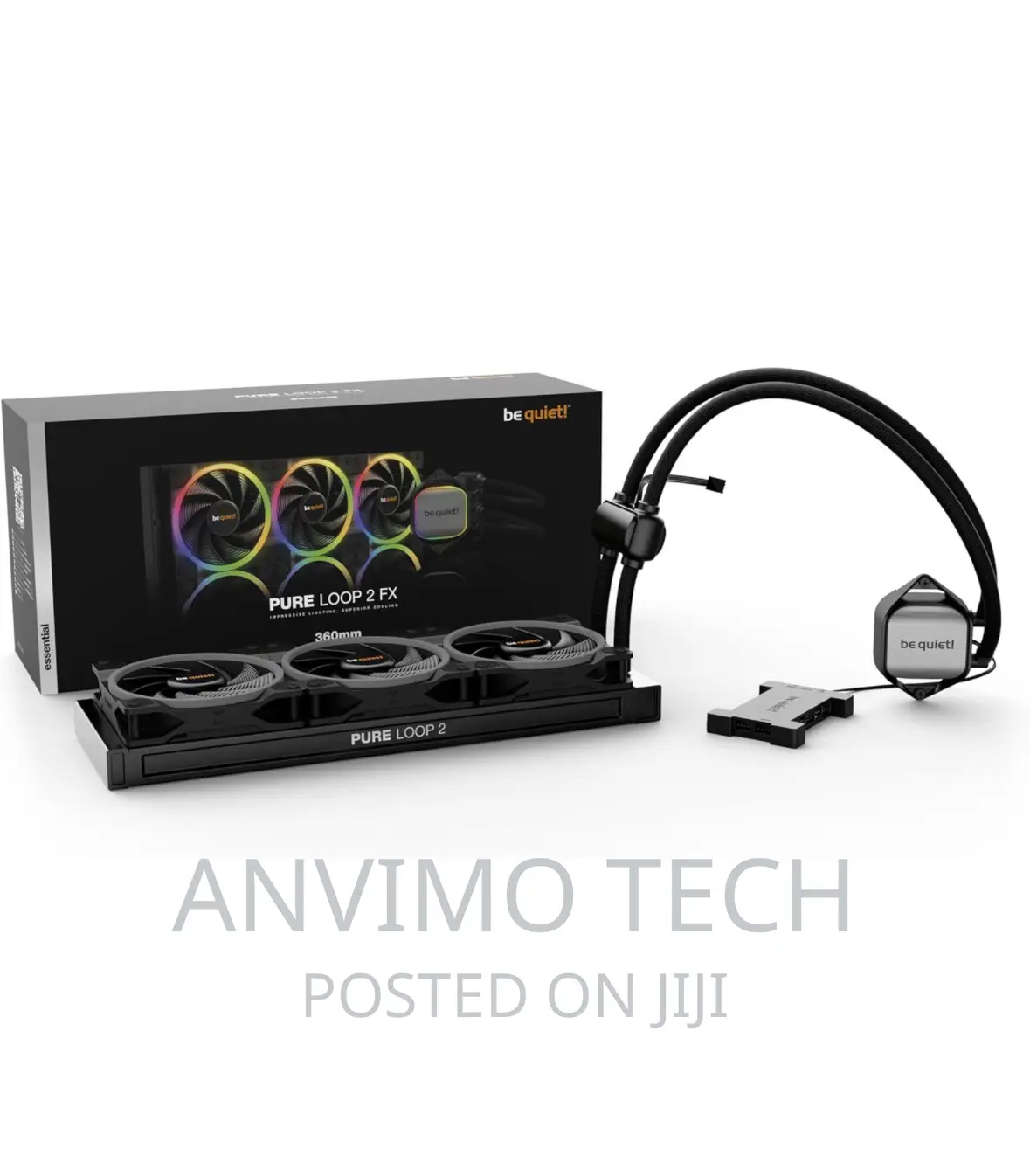 Be Quiet! 360mm Pure Loop 2 FX Liquid Cooler (Black)