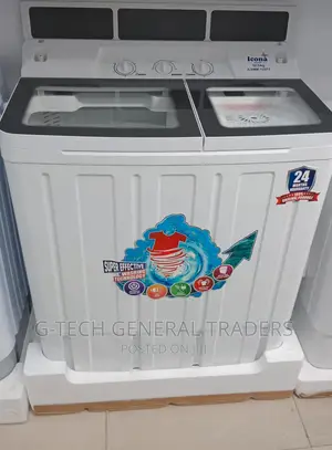 Washing Machine!Icona 12.5kg Semi Automatic Twin Tub Machine